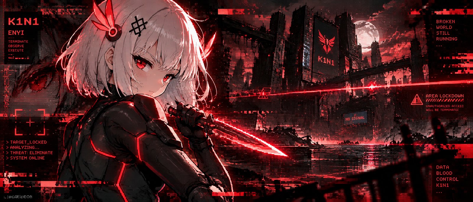 恩依 K1N1 废墟战场横幅